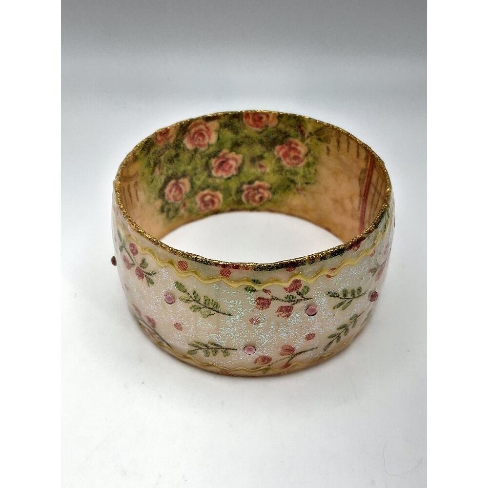 372.  Iris Design bangle -  handmade in Israel